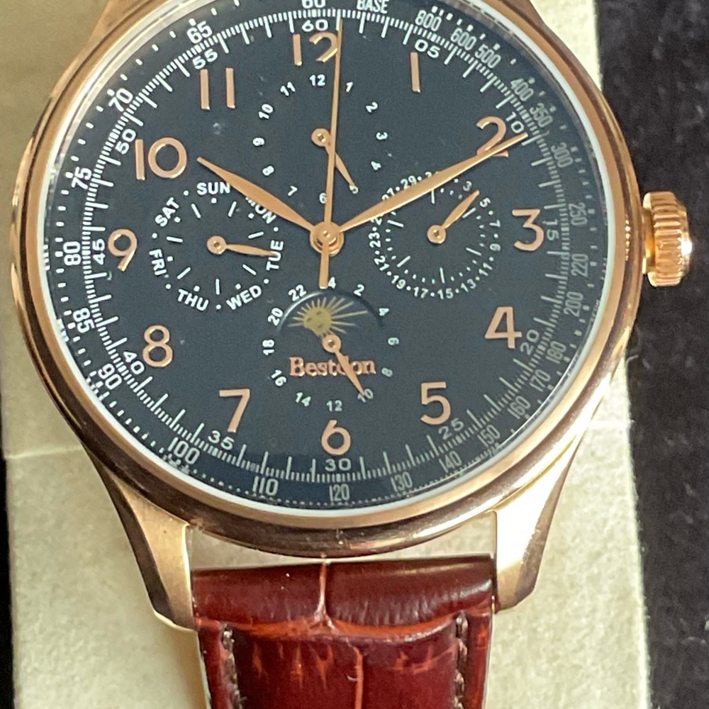 Euc Automatic 40mm Bestdon Multifunction Watch - image 5